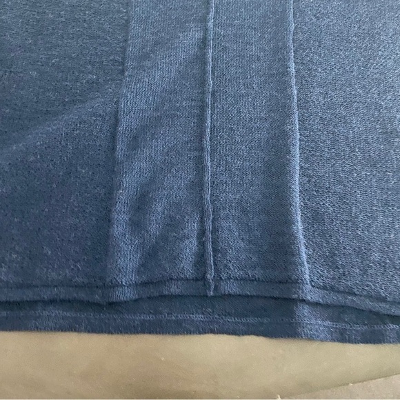 Eileen Fisher Navy Short Sleeve Top Size Small - Picture 6 of 7